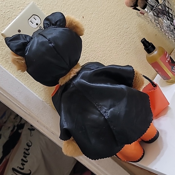 Dan Dee vintage teddy bear dress as a cat Halloween Statue spooky decor 🐈‍⬛ - Picture 3 of 5